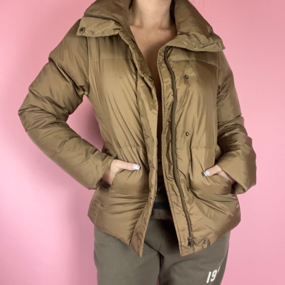 ❌SOLD❌ Tan Padded Winter Jacket - Picture 4 of 9